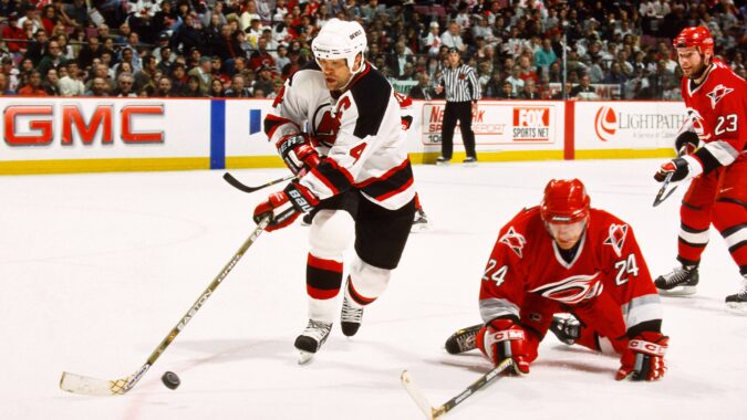 Scott Stevens drew the ire of fans in Raleigh, especially during the 2001 playoffs