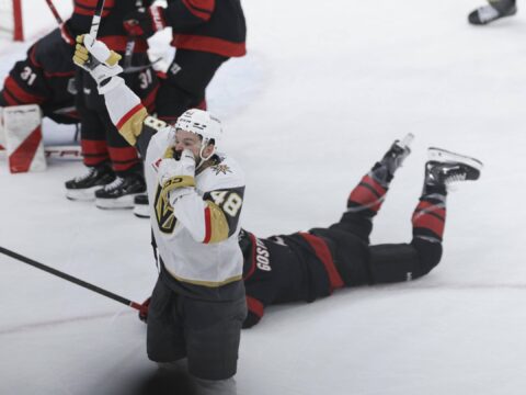 The Hurricanes' quick start fizzles out as Vegas scores a late winner to take Game 1