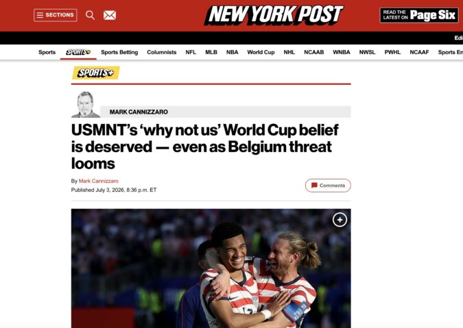 US Men’s Soccer borrowing NC State’s Underdog ‘Why Not Us!’ Mantra