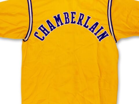 Wilt Chamberlain Lakers jacket found by a teen at a thrift store could fetch over $150K at auction Wilt Chamberlain Lakers jacket found by a teen at a thrift store could fetch over $150K at auction