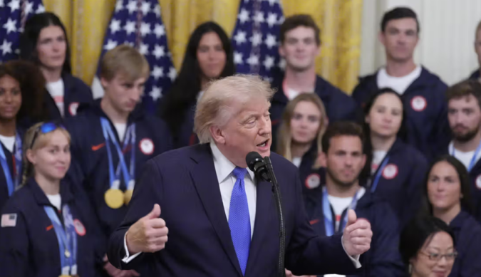 Trump celebrates US Winter Olympians and Paralympians at the White House