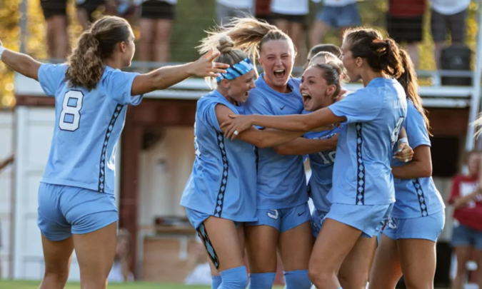 Two goals in two minutes lead unbeaten UNC women to win at Arkansas
