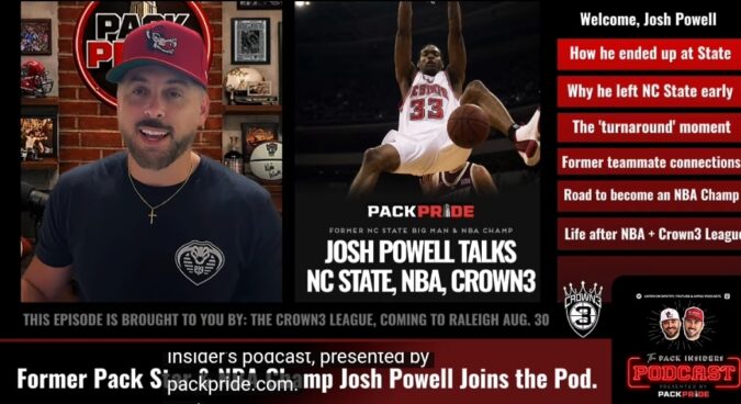PODCAST: Former Wolfpacker Josh Powell talks about his time at NC State, why he left early, and his journey to 2 NBA Championships