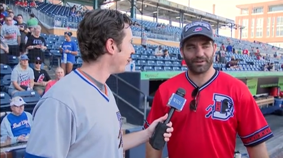 Jordan Martinook talks Stanley Cup celebrations at the Durham Bulls game