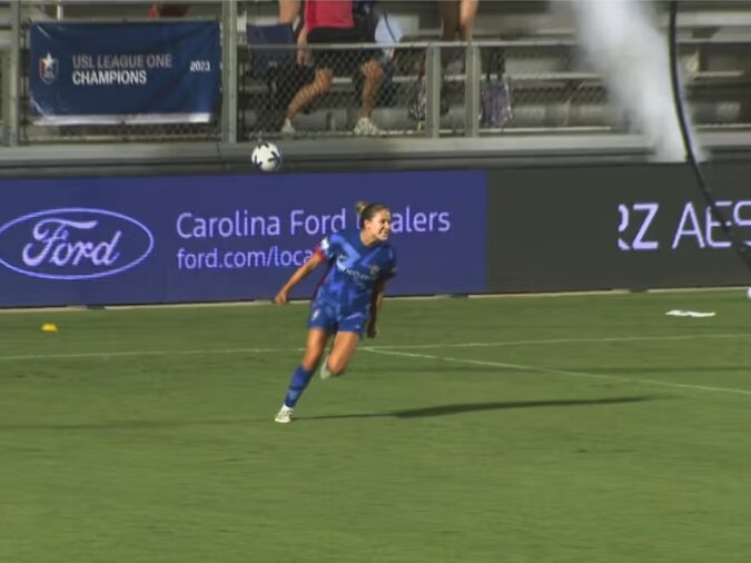 League scoring leader Sanchez has 2 goals in the Courage’s 2-0 win over Angel City