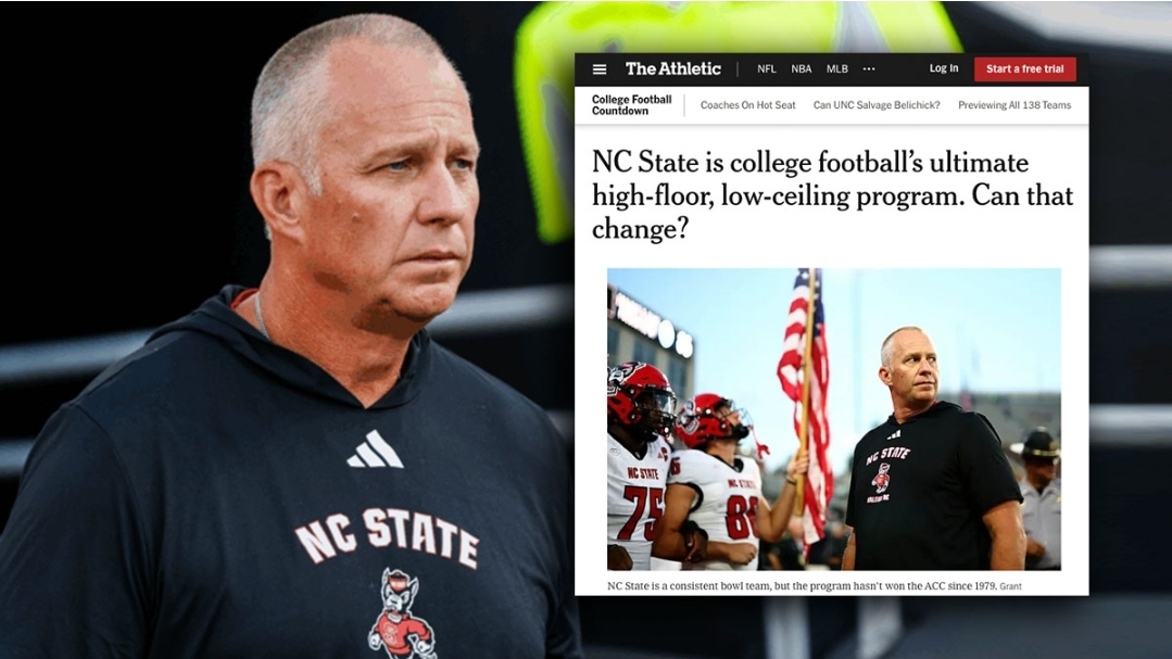 The Athletic just called NC State “College Football’s Ultimate High-Floor, Low-Ceiling Program.” Is that fair?