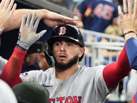 Anthony Seigler hits go-ahead triple in 9th and Red Sox beat Marlins 4-2