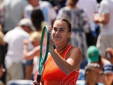 Aryna Sabalenka wins to start her US Open and Carlos Alcaraz is getting started on his