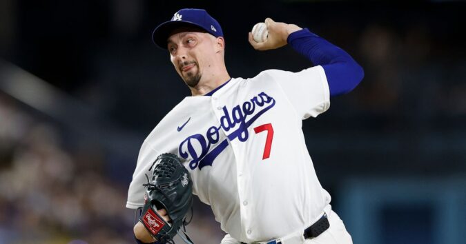 Blake Snell fans 10 in 6 innings in return for the Dodgers after a 3-month elbow injury layoff