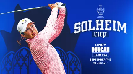Blue Devil Graduate Lindy Duncan Named to U.S. Solheim Cup Squad Blue Devil Graduate Lindy Duncan Named to U.S. Solheim Cup Squad