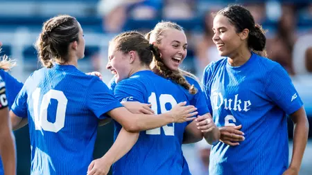 Blue Devils Score Early, Defeat FIU, 4-0, in Home Opener