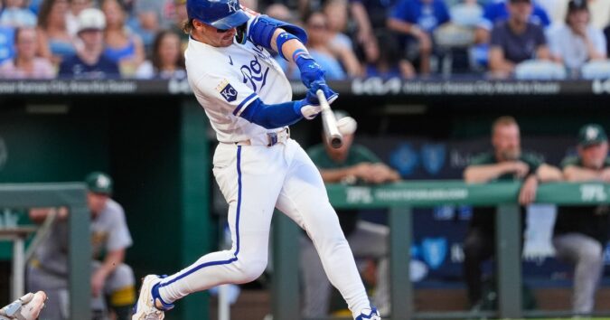 Bobby Witt Jr. homers and scores 4 runs in the Royals' 9-5 win over the Athletics