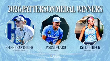 Brantmeier, DeCaro & Heck Earn UNC’S 2026 Patterson Medals