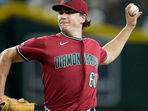 Bratt Ks 9 in 7 1-hit innings for 1st win in majors, helping Diamondbacks rout Padres 10-4 Bratt Ks 9 in 7 1-hit innings for 1st win in majors, helping Diamondbacks rout Padres 10-4