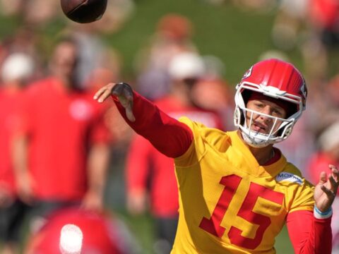 Chiefs coach Andy Reid hints Patrick Mahomes may sit out entire Chiefs preseason after knee surgery