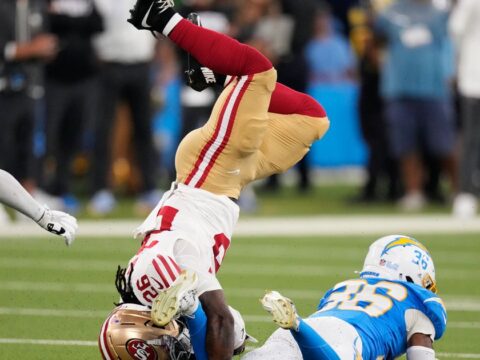Cowing returns punt for TD to spark the 49ers in 41-17 preseason win over the Chargers