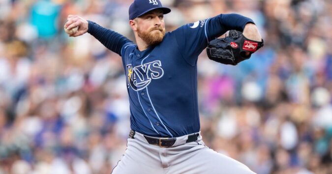Drew Rasmussen throws 7 scoreless innings as Rays beat Mariners 2-1