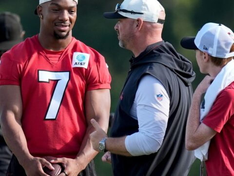 Falcons running back Bijan Robinson is locked up through 2030 after agreeing to a 3-year extension
