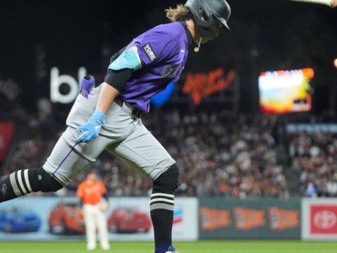 Freeland's 8 strong innings, Veen's home run power Rockies past Giants 5-2