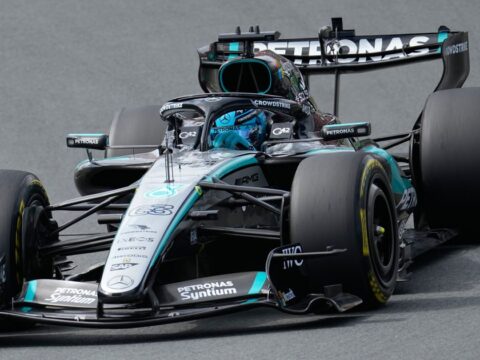 George Russell cruises to sprint race win at F1's Dutch Grand Prix