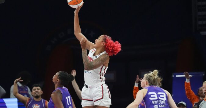 Georgia Amoore scores career-high 25 and the Mystics move into 6th with 80-73 win over Mercury