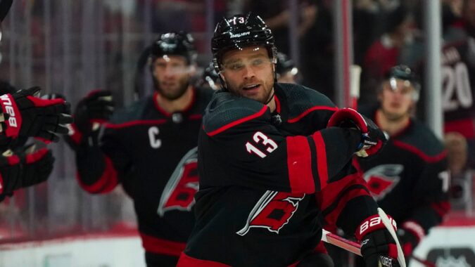 Home ice and an unlikely hero saved the Hurricanes from a stunning opening-round loss