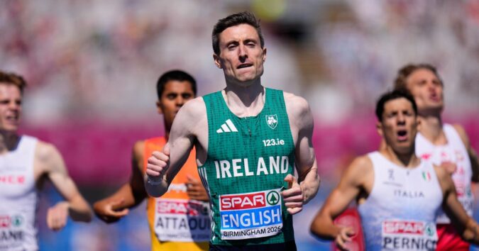 Irish runner Mark English breaks European championships record in 800 meters