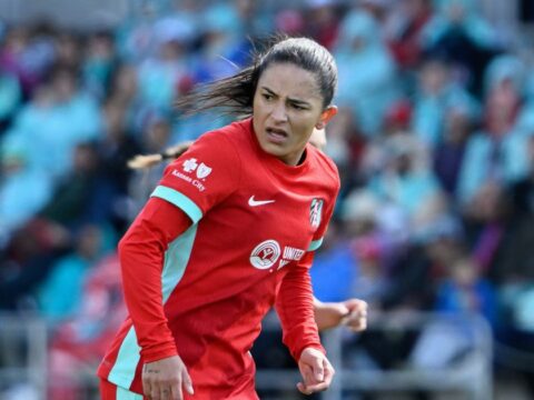 Jacobs’ stoppage-time goal gives the Courage a 4-3 win over the Spirit Jacobs' stoppage-time goal gives the Courage a 4-3 win over the Spirit