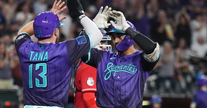 Jordan Lawlar hits a 2-run HR and has 3 RBIs to lead the Diamondbacks past the Reds 9-0
