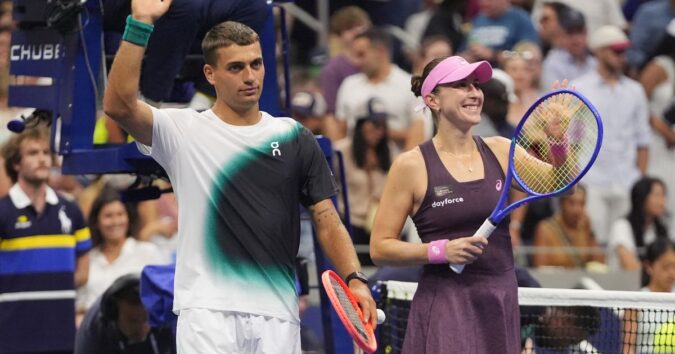 Karolina Muchova and Jakub Mensik win the US Open mixed doubles championship