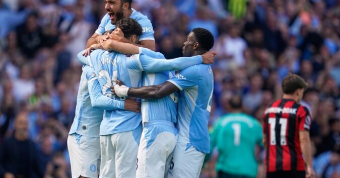 Man City rallies late for 2-1 win over Bournemouth in Maresca's first Premier League game in charge