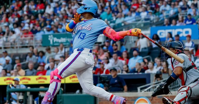 Martín Pérez flirts with a no-hitter as Braves power past Nationals 8-3 Martín Pérez flirts with a no-hitter as Braves power past Nationals 8-3