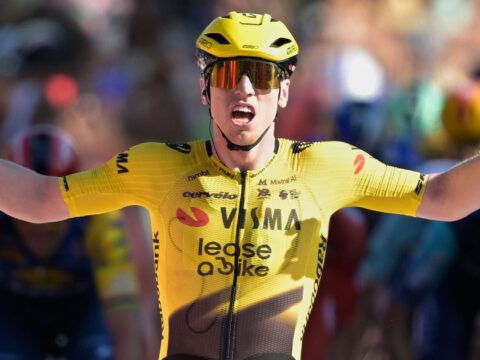 Matthew Brennan finishes ahead of race leader Tadej Pogačar to win stage 2 of Spanish Vuelta Matthew Brennan finishes ahead of race leader Tadej Pogačar to win stage 2 of Spanish Vuelta