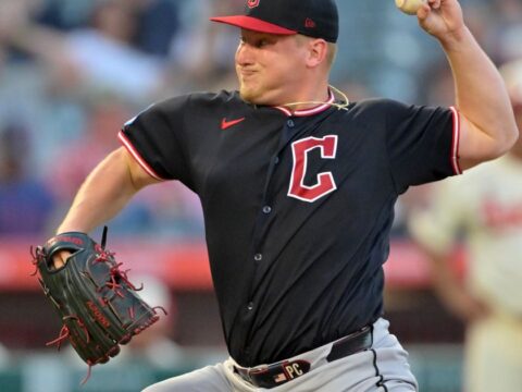 Messick throws 6 strong innings and Hedges hits 2-run homer as Guardians beat Angels 4-2
