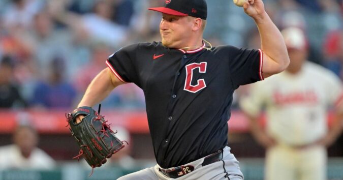 Messick throws 6 strong innings and Hedges hits 2-run homer as Guardians beat Angels 4-2