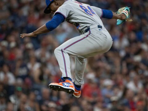 Mets rookie Jefry Yan has viral high-flying celebration after striking out his 1st MLB batter Mets rookie Jefry Yan has viral high-flying celebration after striking out his 1st MLB batter