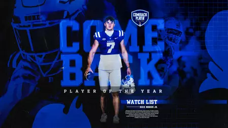 Morris Jr. Named to Comeback Player of the Year Award Watch List Morris Jr. Named to Comeback Player of the Year Award Watch List