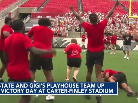NC State, GiGi’s Playhouse team up for Victory Day at Carter-Finley Stadium NC State, GiGi's Playhouse team up for Victory Day at Carter-Finley Stadium