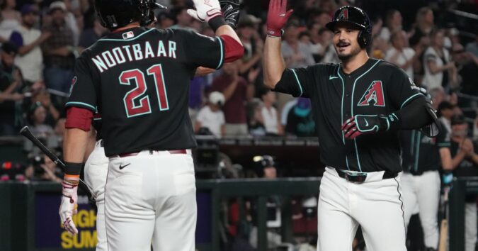 Nolan Arenado hits 8th career grand slam, D-backs cruise in a 9-0 win over the Rockies