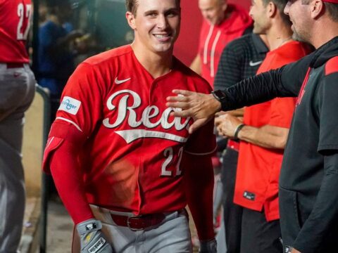 Reds’ Bleday hits for cycle in 1st 4 at-bats against Diamondbacks Reds' Bleday hits for cycle in 1st 4 at-bats against Diamondbacks