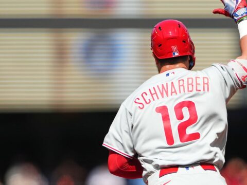 Schwarber hits MLB-leading 40th homer, Luzardo fans 9 as Phillies beat Mariners 6-0