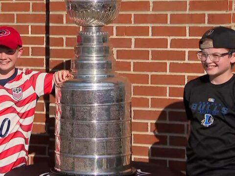 Stanley Cup, Jordan Martinook come to Durham Bulls Athletic Park to continue celebration Stanley Cup, Jordan Martinook come to Durham Bulls Athletic Park to continue celebration