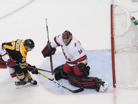The Bruins burst the Hurricanes' bubble in 2020 during a largely forgotten series