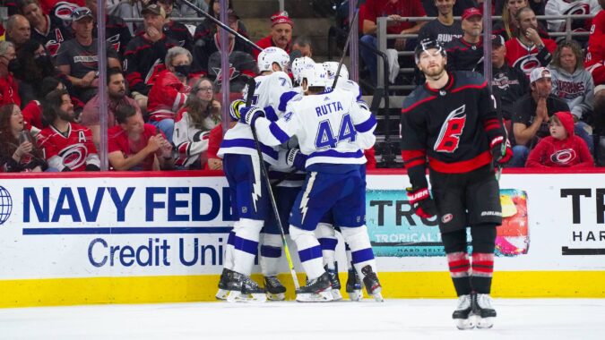 The Canes and the Bolts clashed as division foes in a fun weather-based duel in 2021