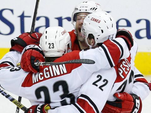 The Hurricanes' long-awaited return to the playoffs brings a stunning upset to start