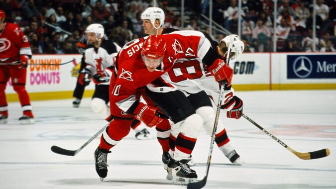 The Hurricanes tried dancing with the Devils in 2001, but they were badly burned