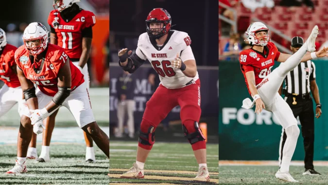 Three from Pack Football Take Home Graduate Scholar Athlete of the Year Honors