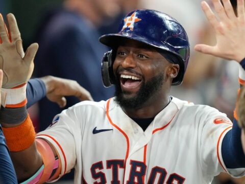 Trammell homers and Altuve has 2 RBIs in the Astros' 7-2 win over the Blue Jays