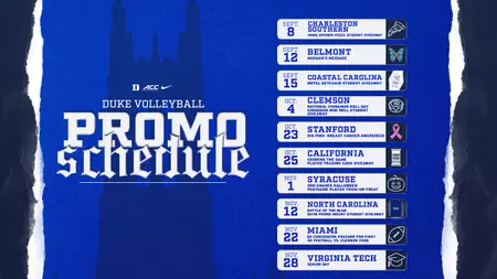 Volleyball Announces 2026 Promotional Schedule Volleyball Announces 2026 Promotional Schedule
