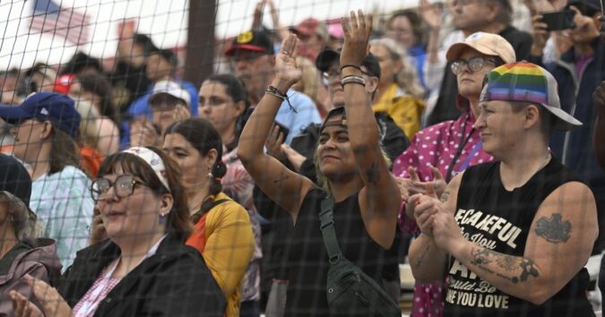 Women’s Professional Baseball League makes a rainy debut in front of enthusiastic crowd Women's Professional Baseball League makes a rainy debut in front of enthusiastic crowd